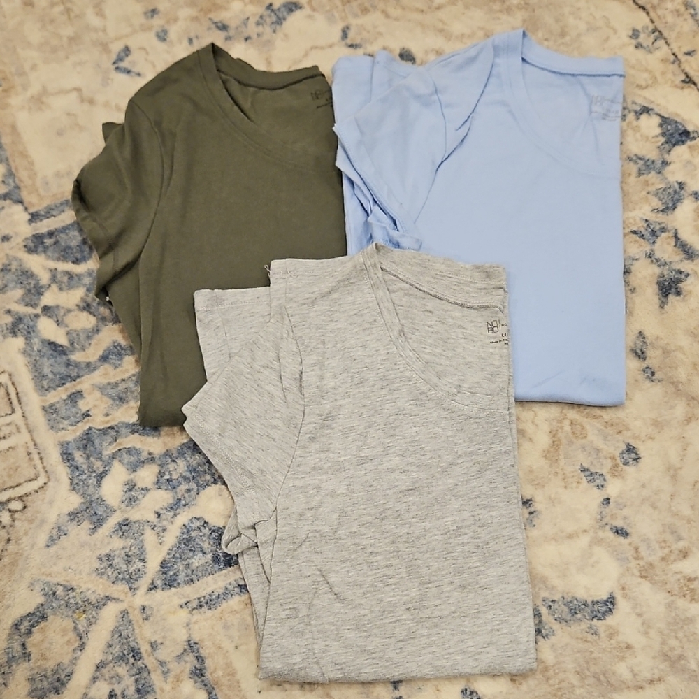 No Boundaries Short Sleeve Tees - Olive, Light Blue, Gray